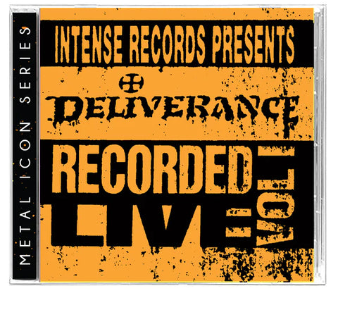 DELIVERANCE - INTENSE LIVE SERIES VOLUME 1 (*NEW-CD, 2024) Remastered + Stryper cover