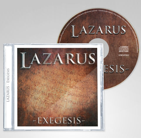 LAZARUS - Exegesis (2024) CD Limited Edition