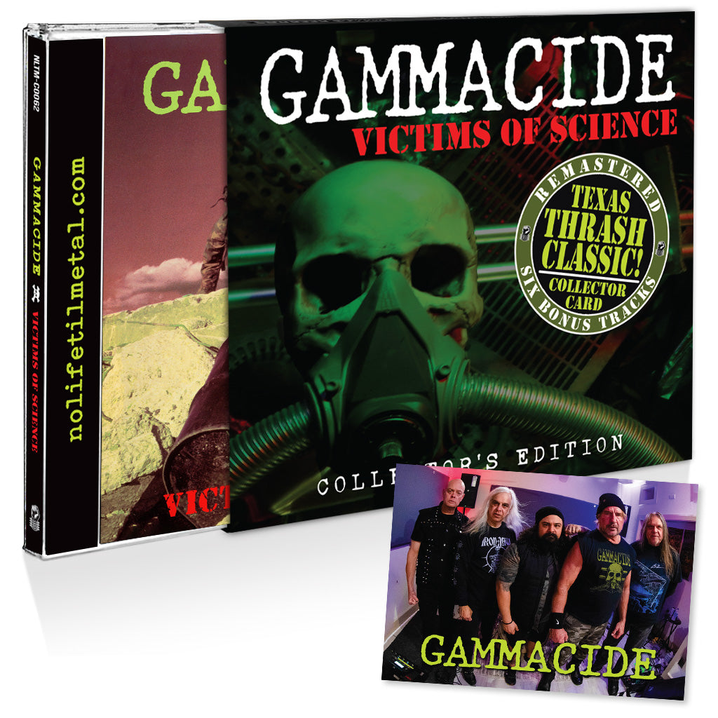 GAMMACIDE - Victims of Science (CD) 2026 Remastered Deluxe Edition