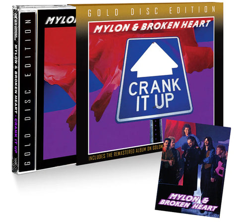 Mylon and Broken Heart Crank It Up (CD) GoldMax™ Gold Disc Edition Mylon Lefevre