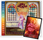 RESURRECTION BAND - RAINBOW'S END (CD) 2022 (Legends of Rock) Remastered, w/ Collectors Trading Card Rez Band