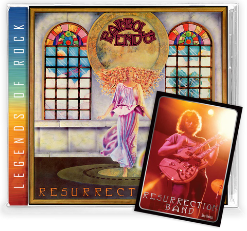 RESURRECTION BAND - RAINBOW'S END (CD) 2022 (Legends of Rock) Remastered, w/ Collectors Trading Card Rez Band