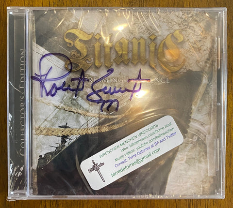 TITANIC - Screaming In Silence (CD) 2010 Signed by Robert Sweet
