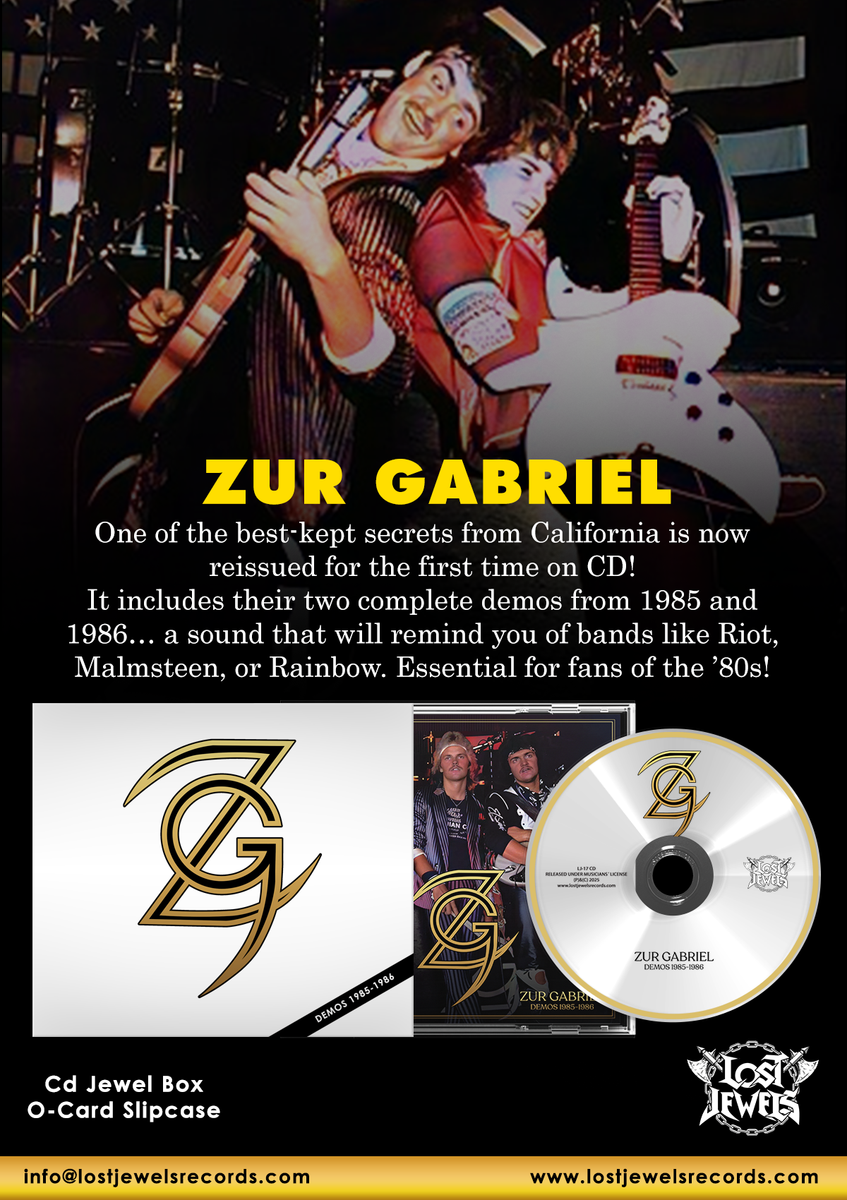 ZUR GABRIEL - Demos 1985-1986 (CD) 2026 RARE Demos Remastered ZUR GABRIEL - Demos 1985-1986 (CD) 2026 RARE Demos Remastered