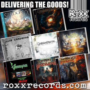 ROXX Records Pre Orders Launch Today! (German Pascual, Vengeance, Not Of This World, Luis Cardenas, Sardonyx AND Testimony Of Apocalypse)ase!)
