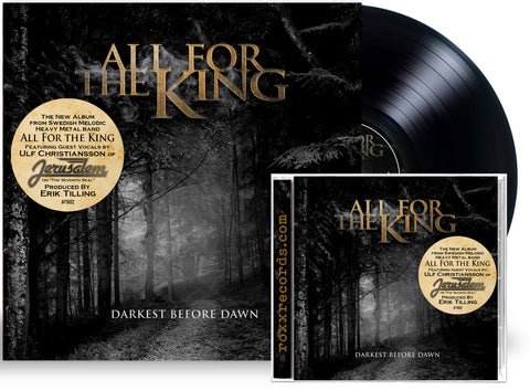 ALL FOR THE KING - Darkest Before Dawn (LP/CD) 2024 FFO: Theocracy, Jerusalem, Narnia