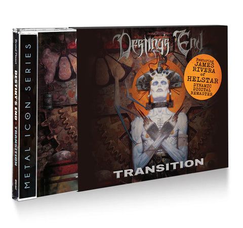 DESTINY'S END - TRANSITION (Deluxe-CD, 2024) Remastered/James Rivera of Helstar!