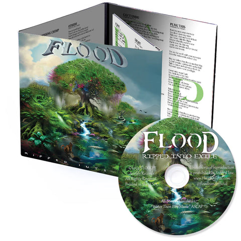 FLOOD - RIPPED INTO EXILE (*NEW-CD, 2024, Acidify Records) Founding members of Tourniquet & Extol!