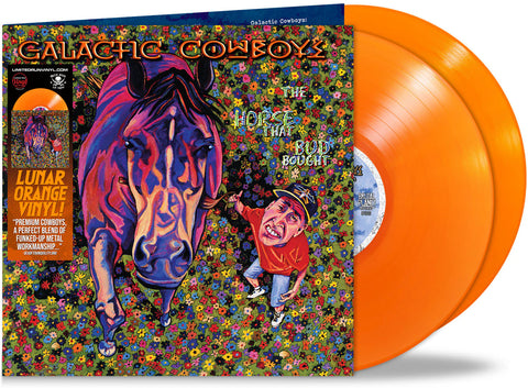 GALACTIC COWBOYS - THE HORSE THAT BUD BOUGHT (2-LP Lunar Orange Vinyl Gatefold, 2024, Brutal Planet) Prog rock!