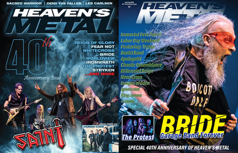 HEAVENS METAL MAGAZINE - Print Edition - Limited Edition 40th Anniversary