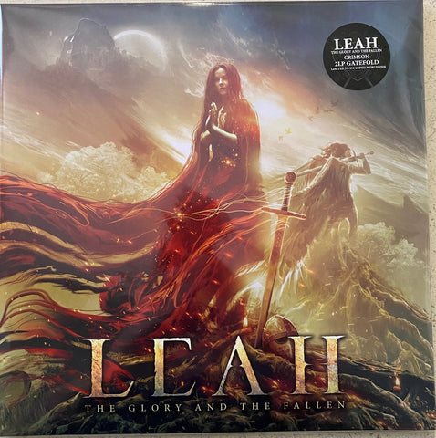 LEAH - The Glory And The Fallen (CRIMSON 2 LP) 2024 NEW SEALED