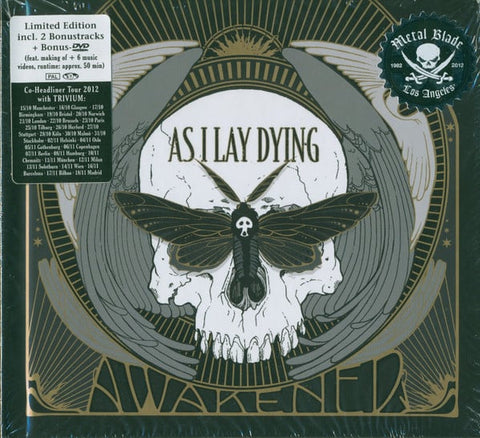 AS I LAY DYING - Awakened LTD EDITION +2 BONUS TRACKS CD/DVD