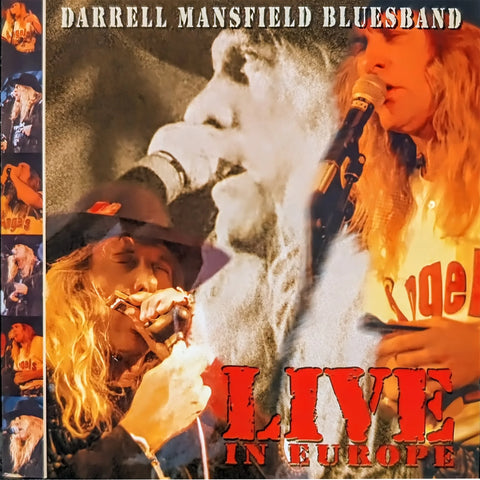 DARRELL MANSFIELD - LIVE in Europe (2025) CD - Darrell Mansfield Bluesband in Holland