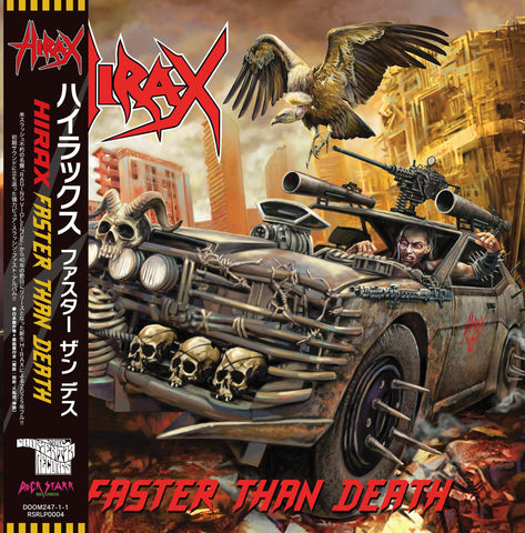 HIRAX - Faster Than Death 2025 (CD) Japan Rock Stakk Records Edition w/OBI