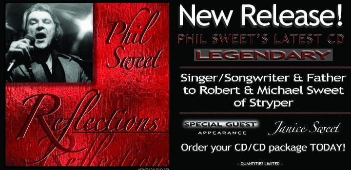 Sweet Reflections Phil Sweet - Reflections (2021 CD) Stryper – Roxx Records