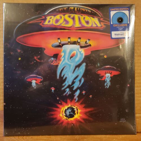 BOSTON - Self Titled 2020 Remaster Exclusive Ltd Ed Flame Blue Walmart Vinyl LP SEALED
