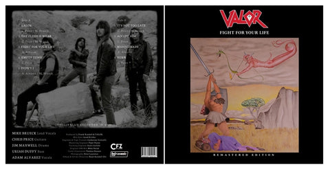 Valor - Fight For Your Life (2020) remastered LP