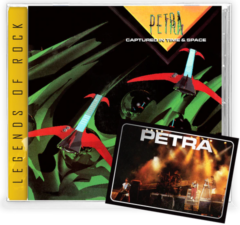 Petra - Captured In Time & Space (CD) 2022 GIRDER RECORDS (Legends of Rock) Remastered, w/ Collectors Trading Card