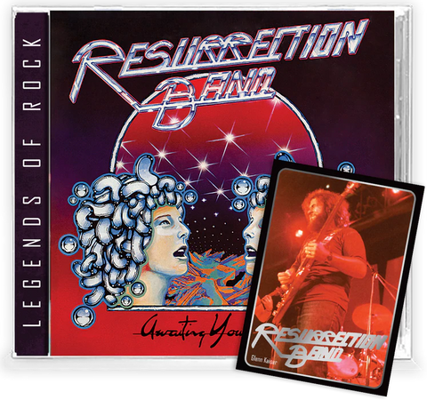 RESURRECTION BAND - AWAITING YOUR REPLY (CD) 2022 GIRDER RECORDS (Legends of Rock) Remastered, w/ Collectors Trading Card REZ