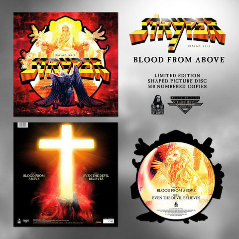 STRYPER - BLOOD FROM ABOVE OOP SHAPED PICTURE DISC
